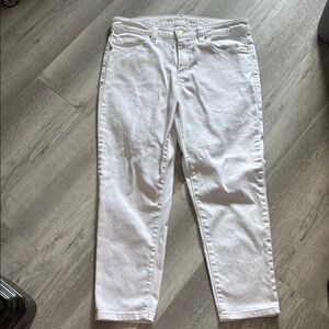Michael Kors  cropped skinny white  jeans size 8 (30/22)